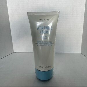 New Sealed Vintage Mary Kay Satin Hands and Body Buffing Cream 6 oz Polish